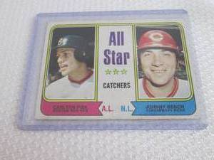 1973 Topps Fisk & Bench Allstar Car...