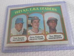1972 Topps Tom Seaver E.R.A Leaders...