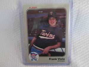1983 Fleer Frank Viola Rookie Card...