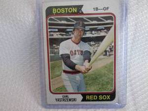 1974 Topps Carl Yastrzemski Card...