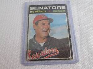 1971 Topps Ted Williams Card...