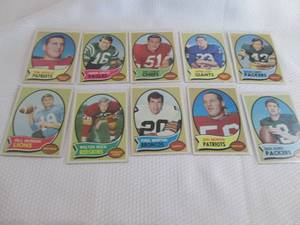 1970 Topps Football Cards...