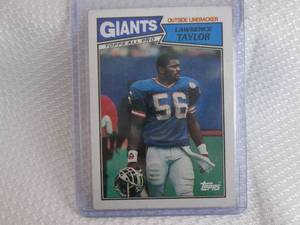 1987 Topps Lawrence Taylor Card...