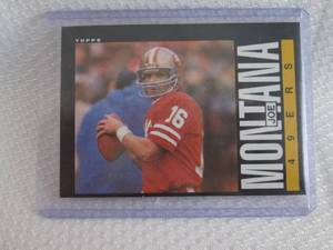 1985 Topps Joe Montana Card...