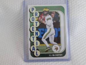 2024 Score  J.J. McCarthy Rookie Ca...