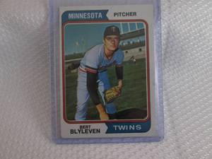 1974 Topps Bert Blyleven Card...