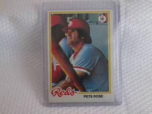 1978 Topps Pete Rose Card...