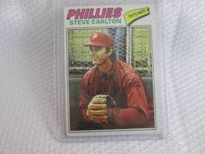1977 Topps Steve Carlton Card...