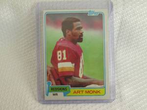 1981 Topps Art Monk Rookie Card...