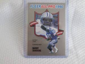 1990 Fleer Barry Sanders All Pro Ca...