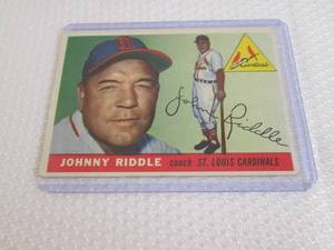 1955 Topps Johnny Riddle Card...