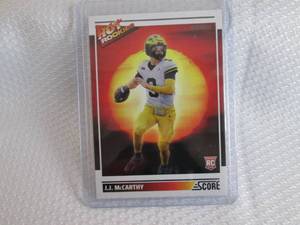 2024 Score J.J. McCarthy Hot Rookie...