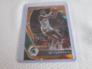 2021 Prizm Magic Johnson Orange Pri...