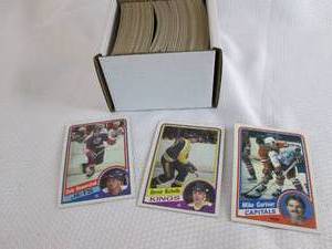 Box Of 1984-85 Topps Hockey Cards...