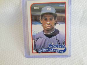 1989 Topps Deion Sanders Rookie Car...
