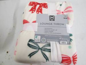 Plush lounge throw...