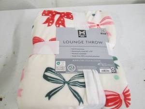 Plush lounge throw...