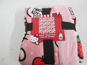 Hello Kitty plush throw...