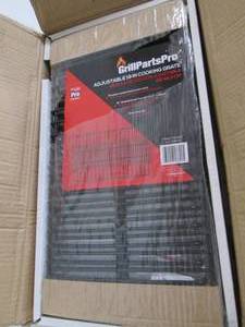 Case of 8 adjustable grill grates j...
