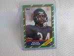 1986 Topps Walter Payton Card...