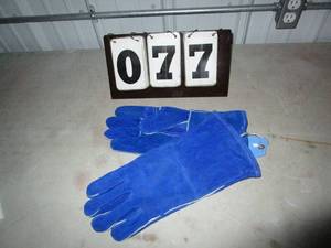 Blue Hawk Premium Leather Welding Gloves - Large