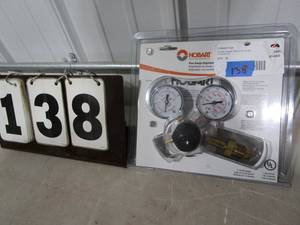 Hobart Flow Gauge wRegulator #770198