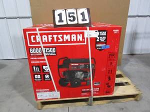 Craftsman 8000 Watt Portable Generator