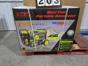 Power Train Dual Fuel Portable Generator