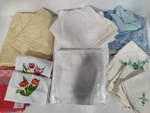 Lot of Assorted Table Linens