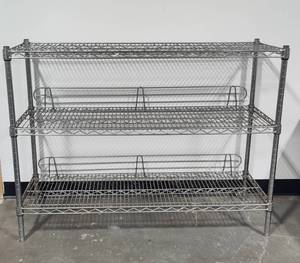 Wire Three-Shelf Storage