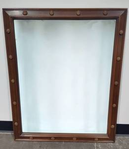 Vintage Wood Mirror