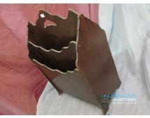 Double sided wood magazine rack...