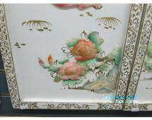 Set of 4 mother of pearl oriental wall hangin...