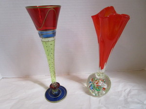 MCM Millefiori Base Vase, Flute