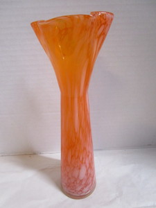 Orange Stretch Vase