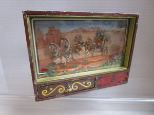 Vintage Musical Stagecoach Diorama