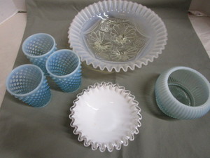 Opalescent & Milk Glass