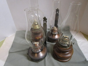 Wooden Lamps, Wall Brackets