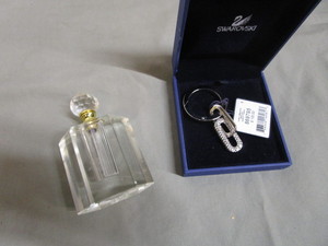 Swarovski Crystal Key Fob, Perfume