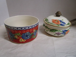 Pioneer Women Souffle, V&B Enamel Pan