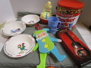 Kellogg Vintage Cereal Bowls, Pig Flicker Eyes