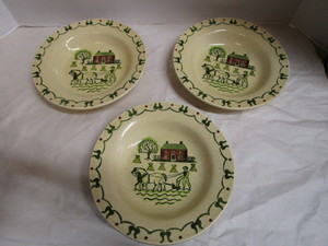 Poppytrail Provincial Soup Bowls