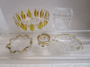 Amber, Mikasa, Gold Trimmed