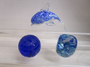 Paperweights Dolphin, Millefiori