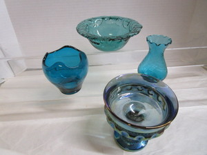 Shades of Blue Glass
