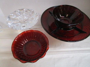 Cranberry Relish, Dish, Candle Holder