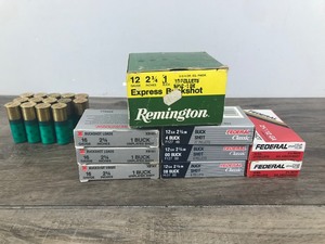 9 Boxes of 12 Gauge & 16 Gauge Buckshot Shotgun Shells - see description for more info