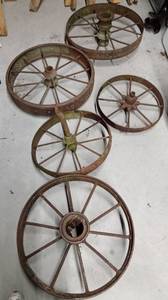 5 Steel tractorbuggy wheels