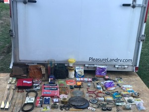 Lot of Hardware & More - Tool Belts - Electrical Tape - Saw Blades - Chain Saw Chains - Zip Ties and More