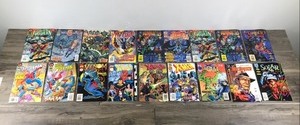 Lot of 18 Comic Books - Spider-Man - Venom - X-Men - Green Goblin - Babylon 5 - Batman - Wolverine - Primorals - Mike Danger - Solar - Xander